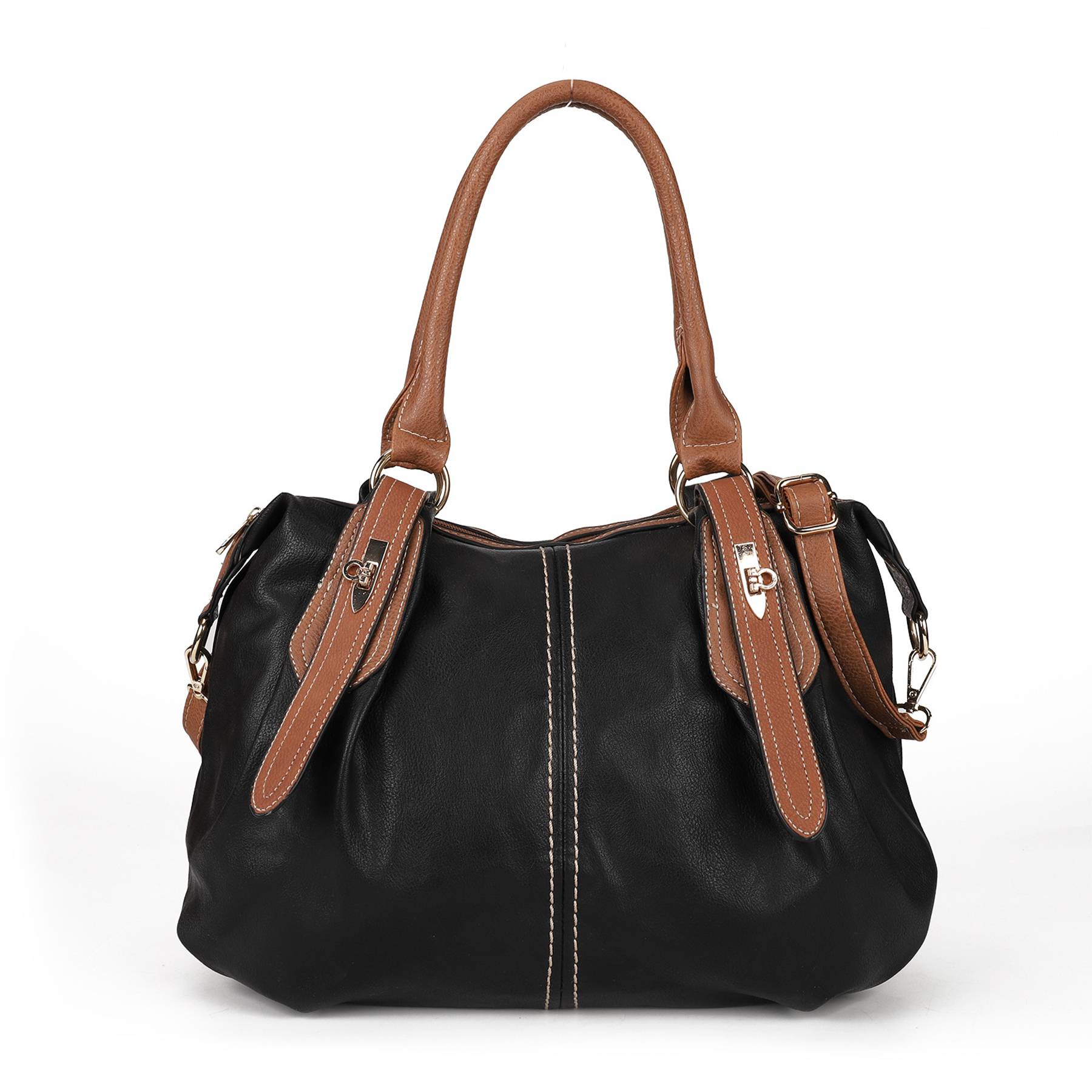 PU leather large Tote Crossbody bag for woman 4