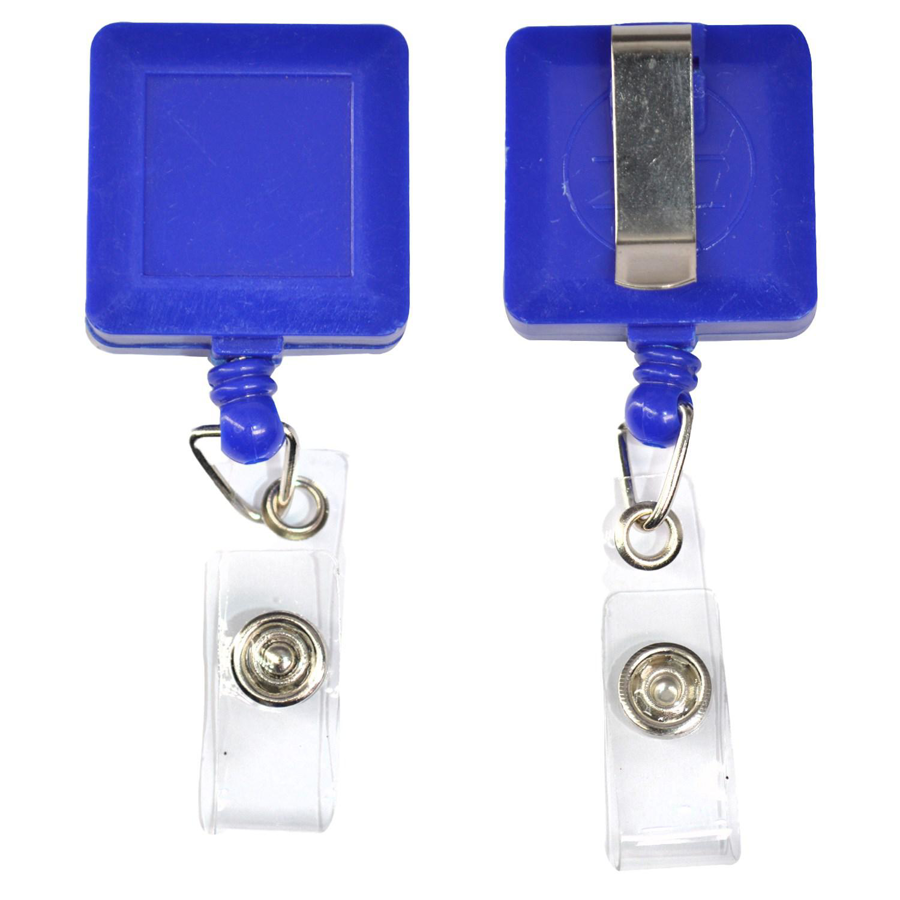 Square Badge Reel w/ Belt Clip 4