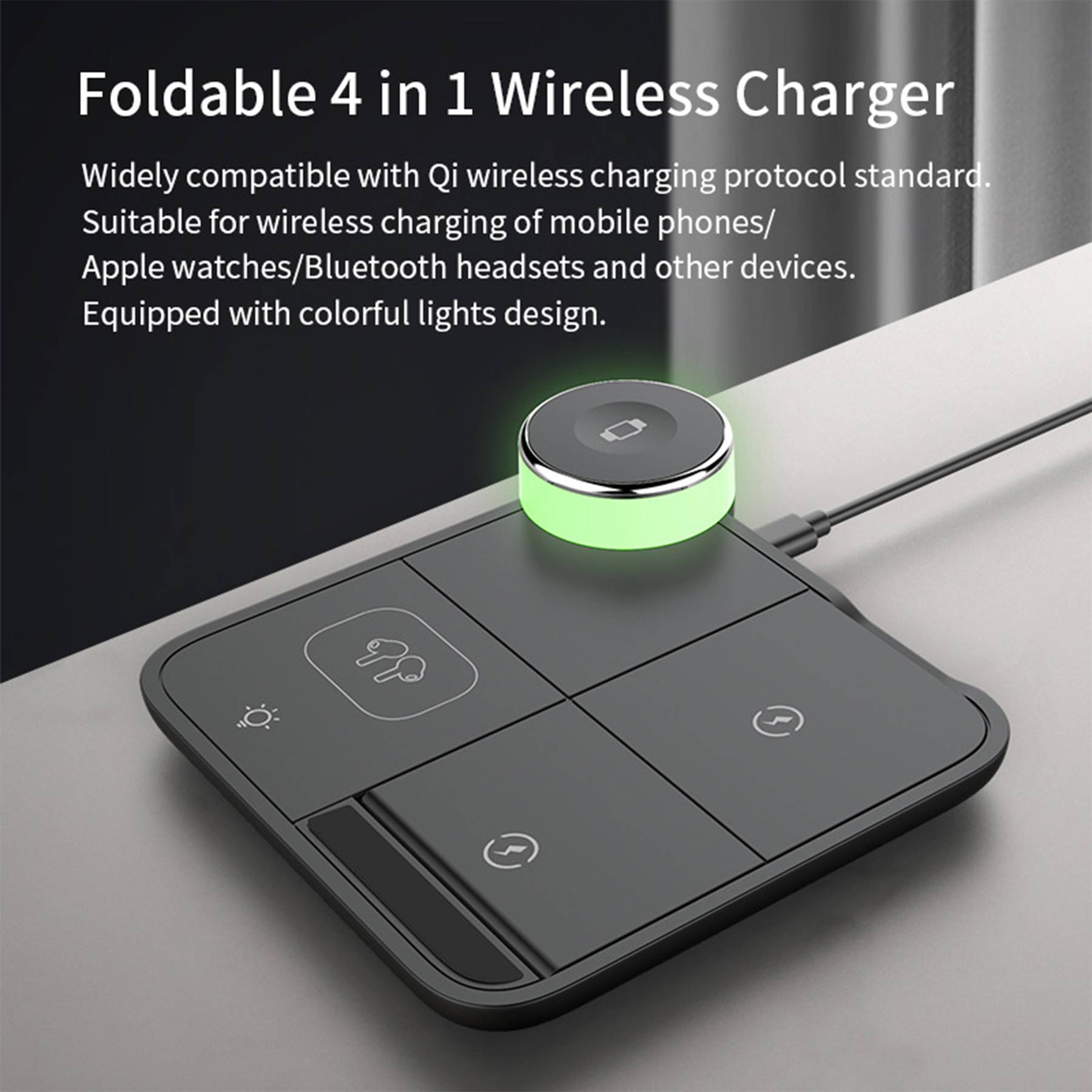 4-in-1 mobile phone wireless charger 5