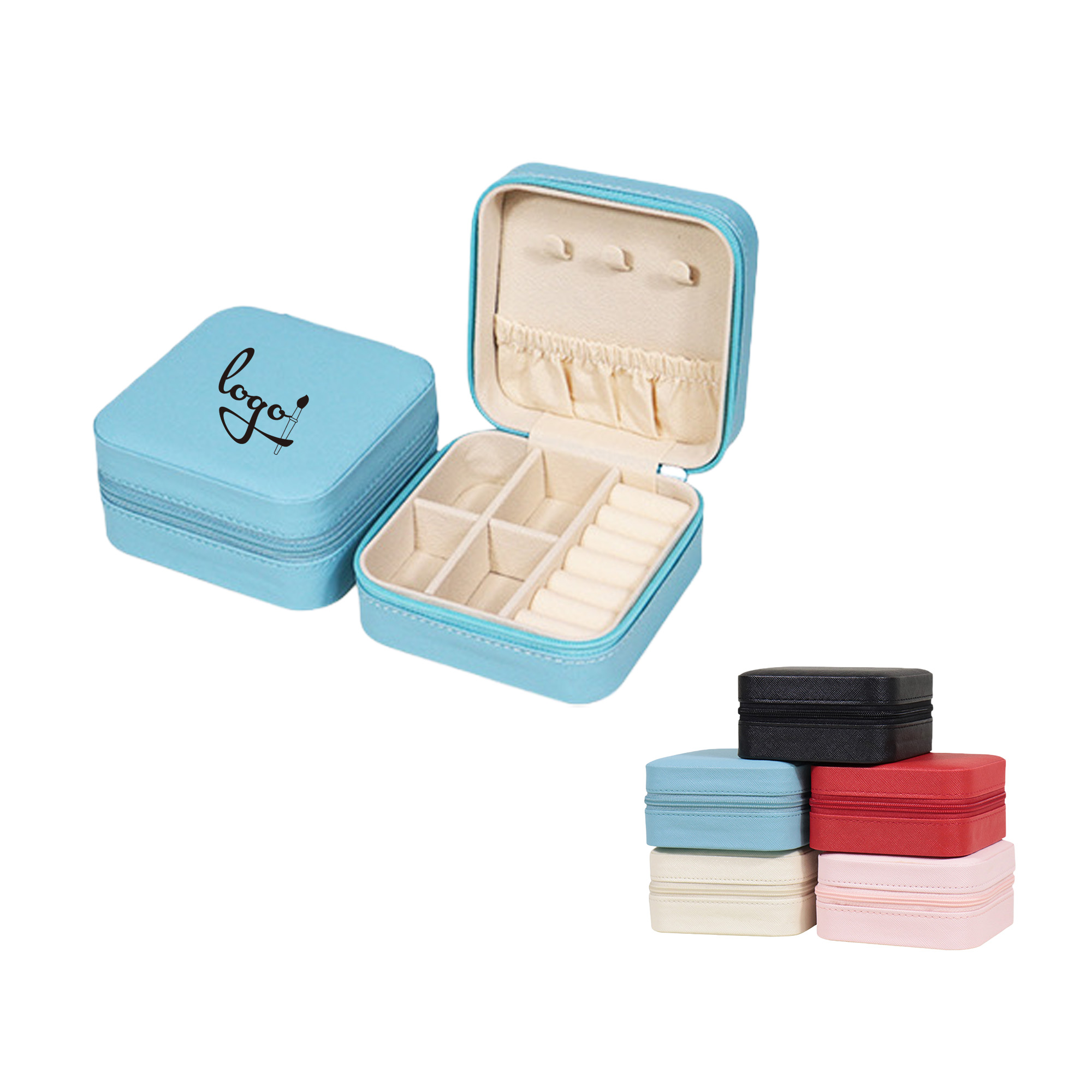 Custom Logo Travel Jewelry Box 2