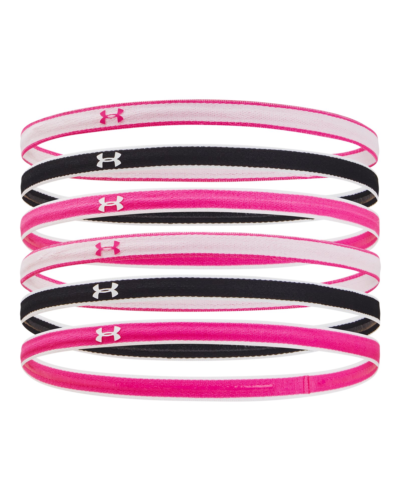UA Mini Girls' 6-Pack Headbands 5