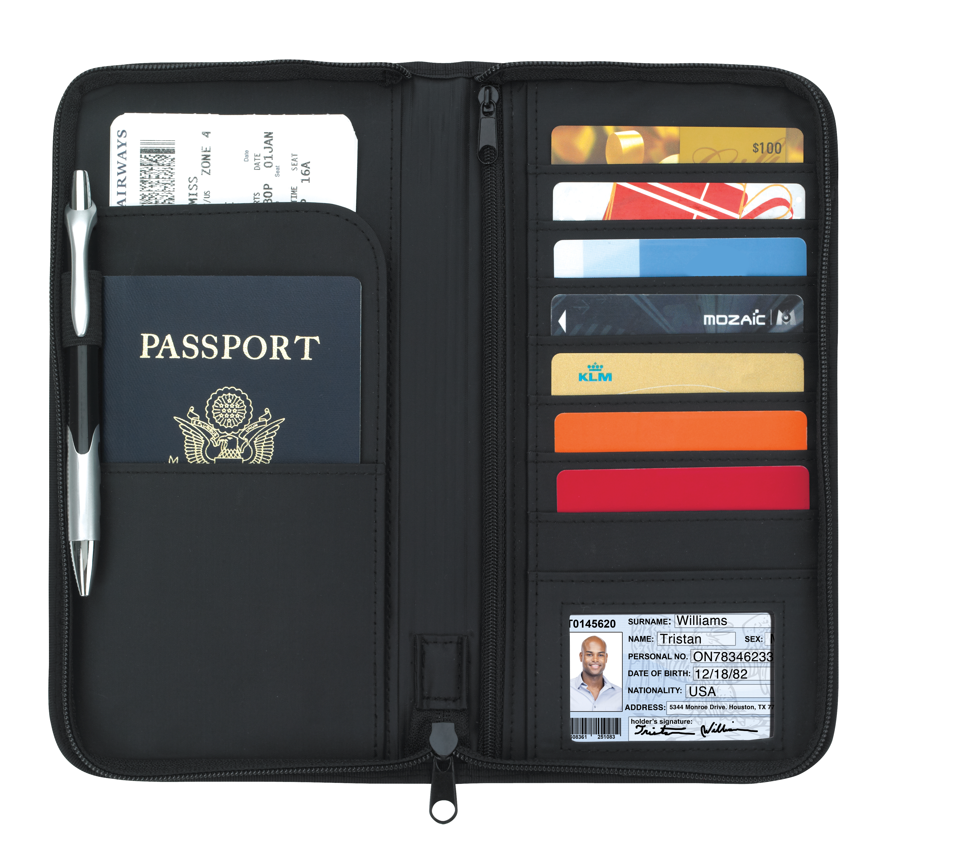 Good Value™ Travel Zippered Wallet 7