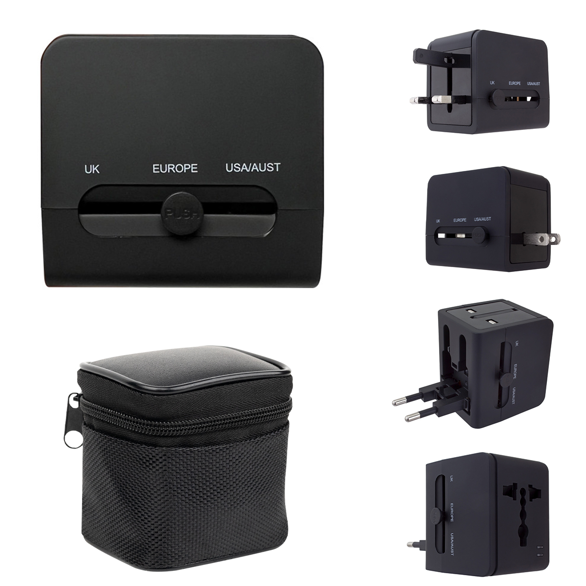 20W Universal Travel Adapter With Type-C 3