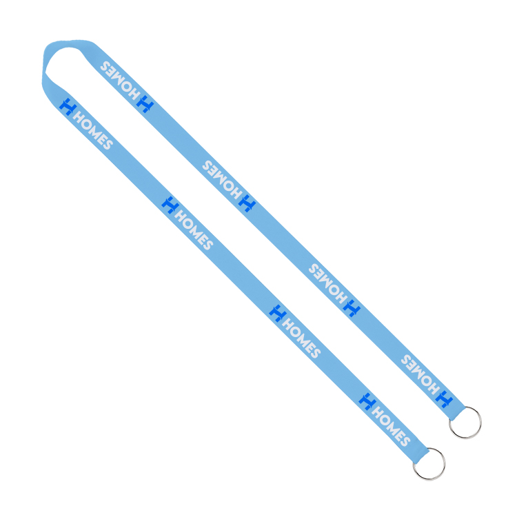 5/8" Sublimated Dual-Sided Lanyard with Double Clips 1