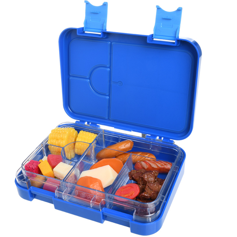 4-Compartment Bento-Style Lunch Box with Removable Divider 4