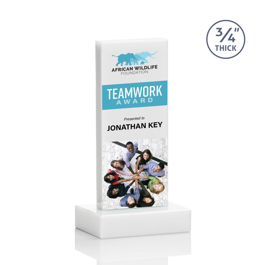 Hathaway VividPrint™ Award - White 3