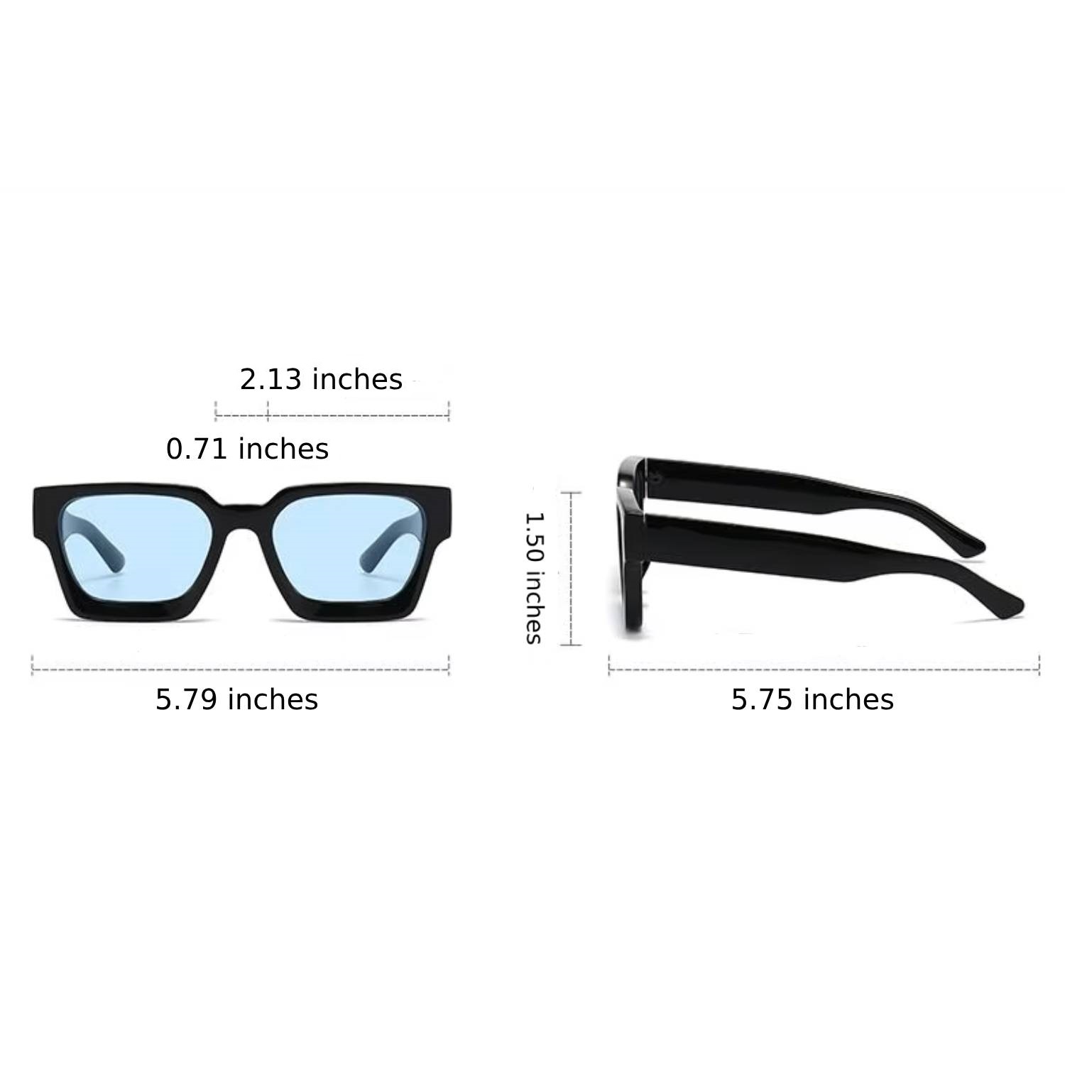 Unisex Classic Square Sunglasses 2