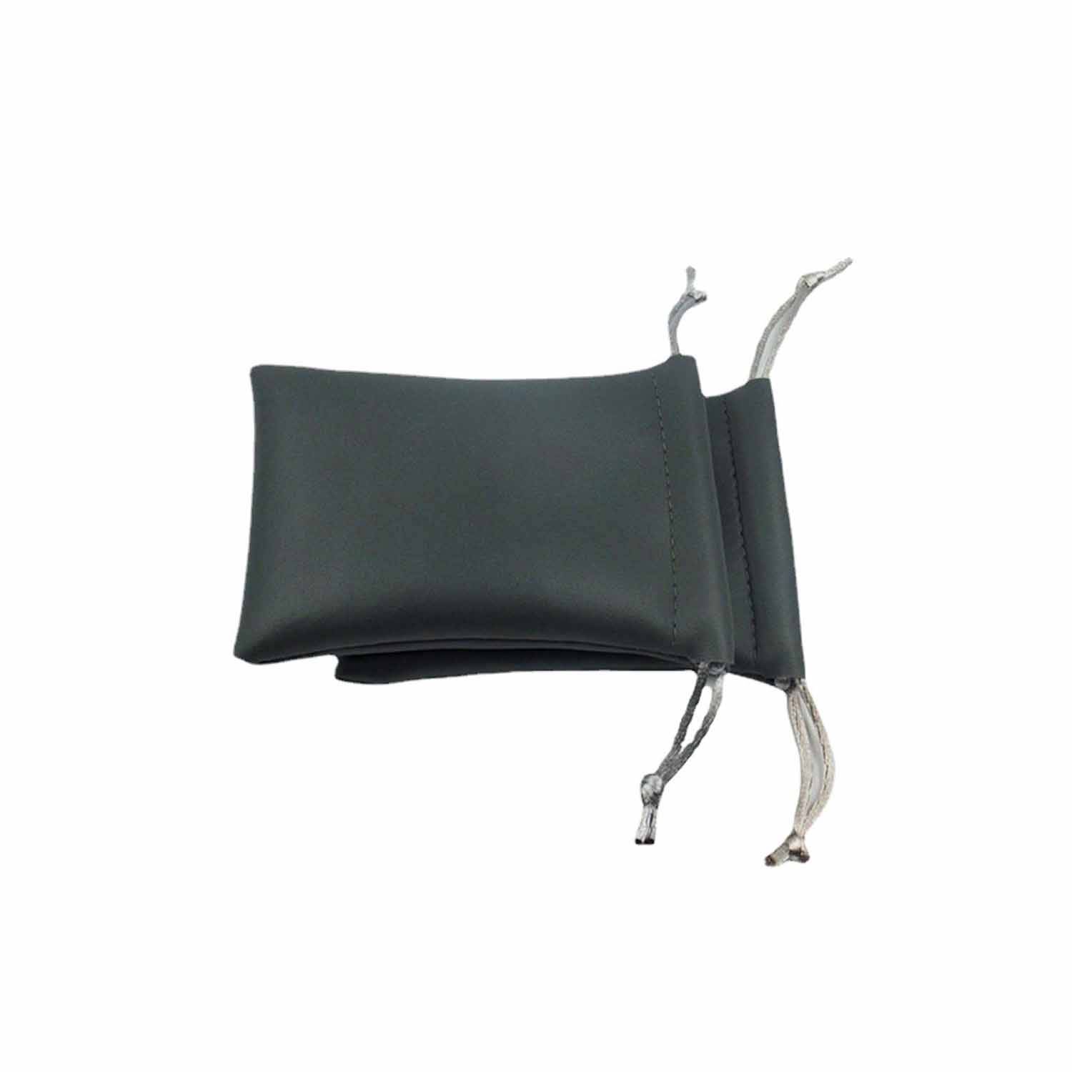 Luxury Leather Drawstring Pouch Bag 2