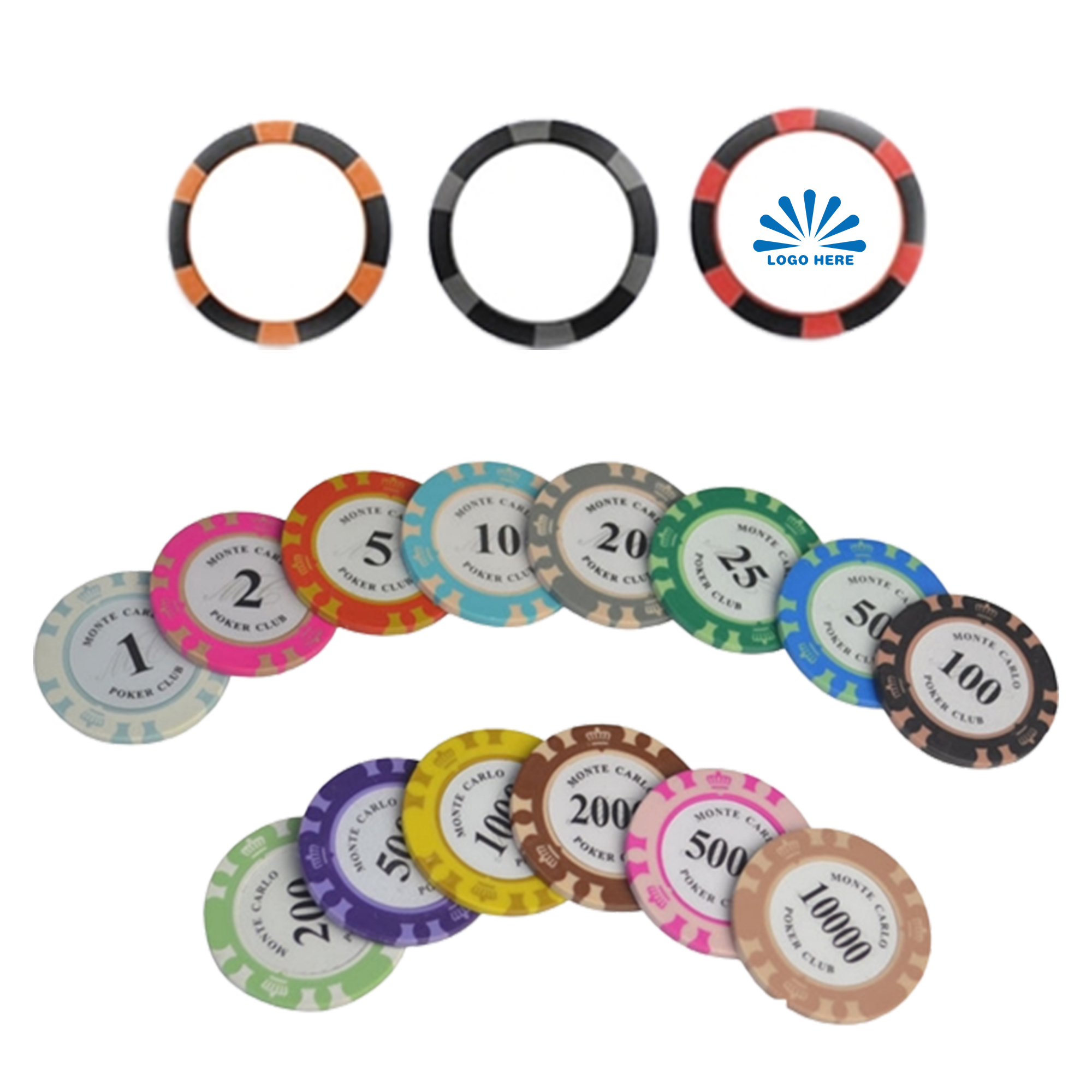 Stylish 14g Casino Poker Chips 2