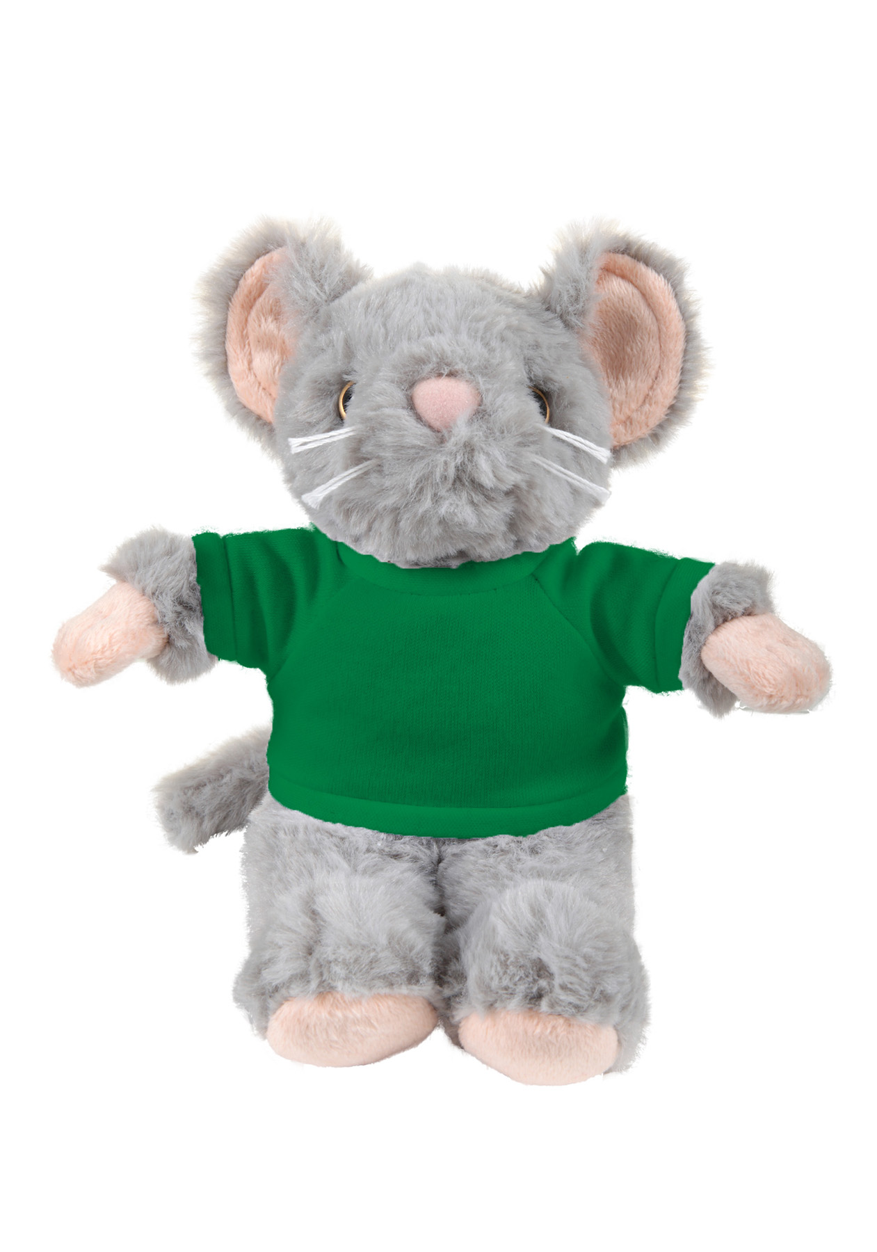 soft plush Mouse with t-shirt 18
