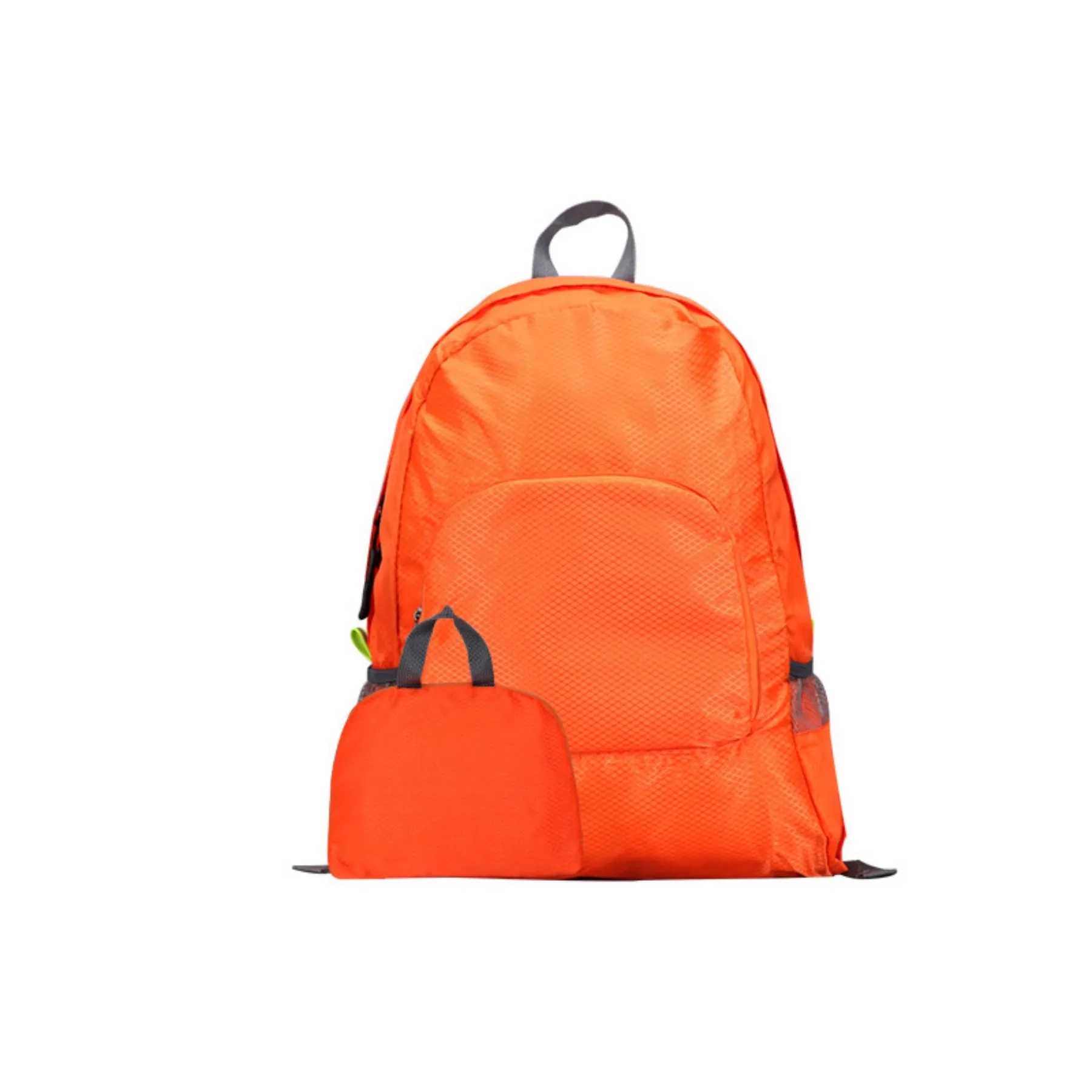 Classic Fold Backpack With Front Logo Design 2