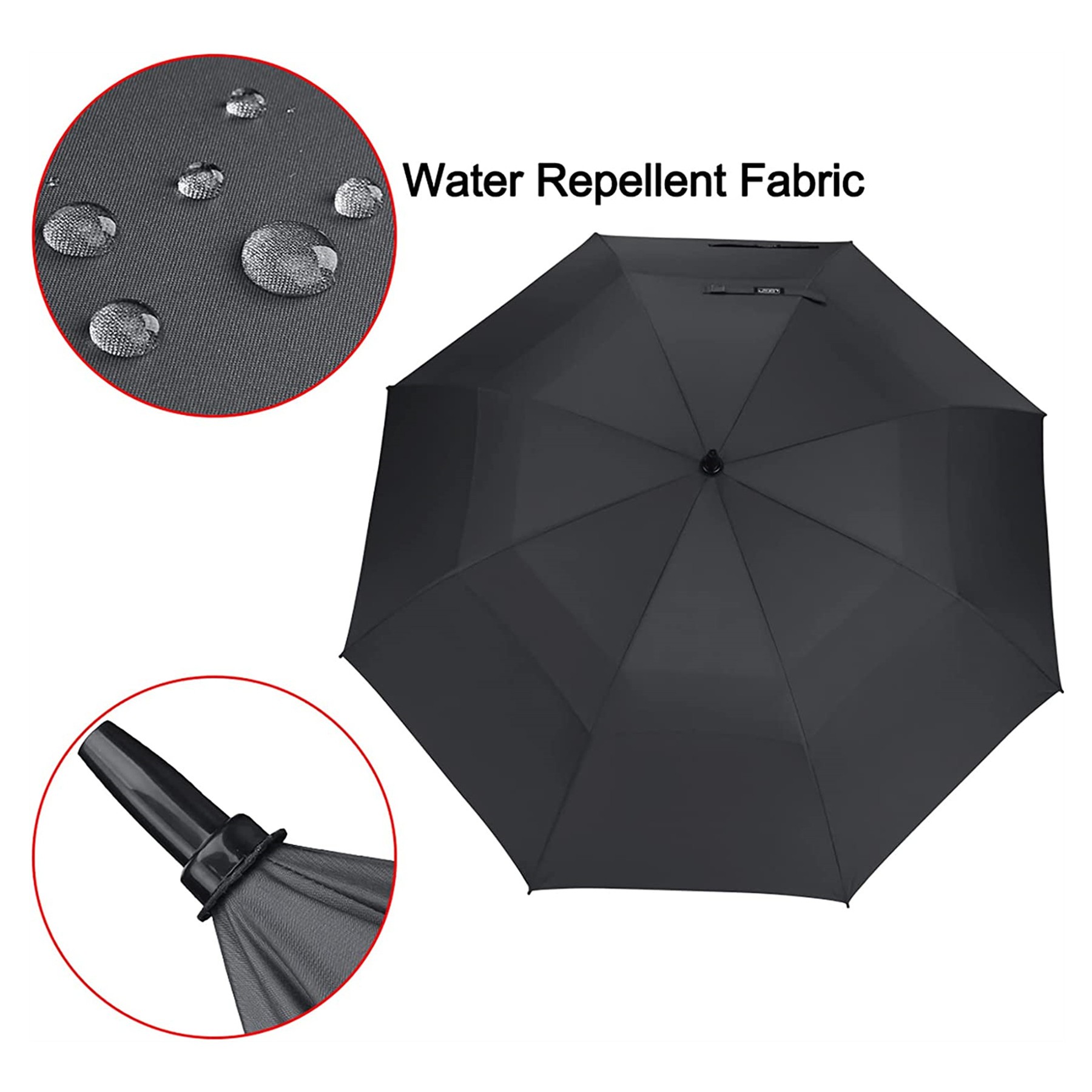 The 59" Arc Double Canopy Uv Protection Golf Umbrella 4
