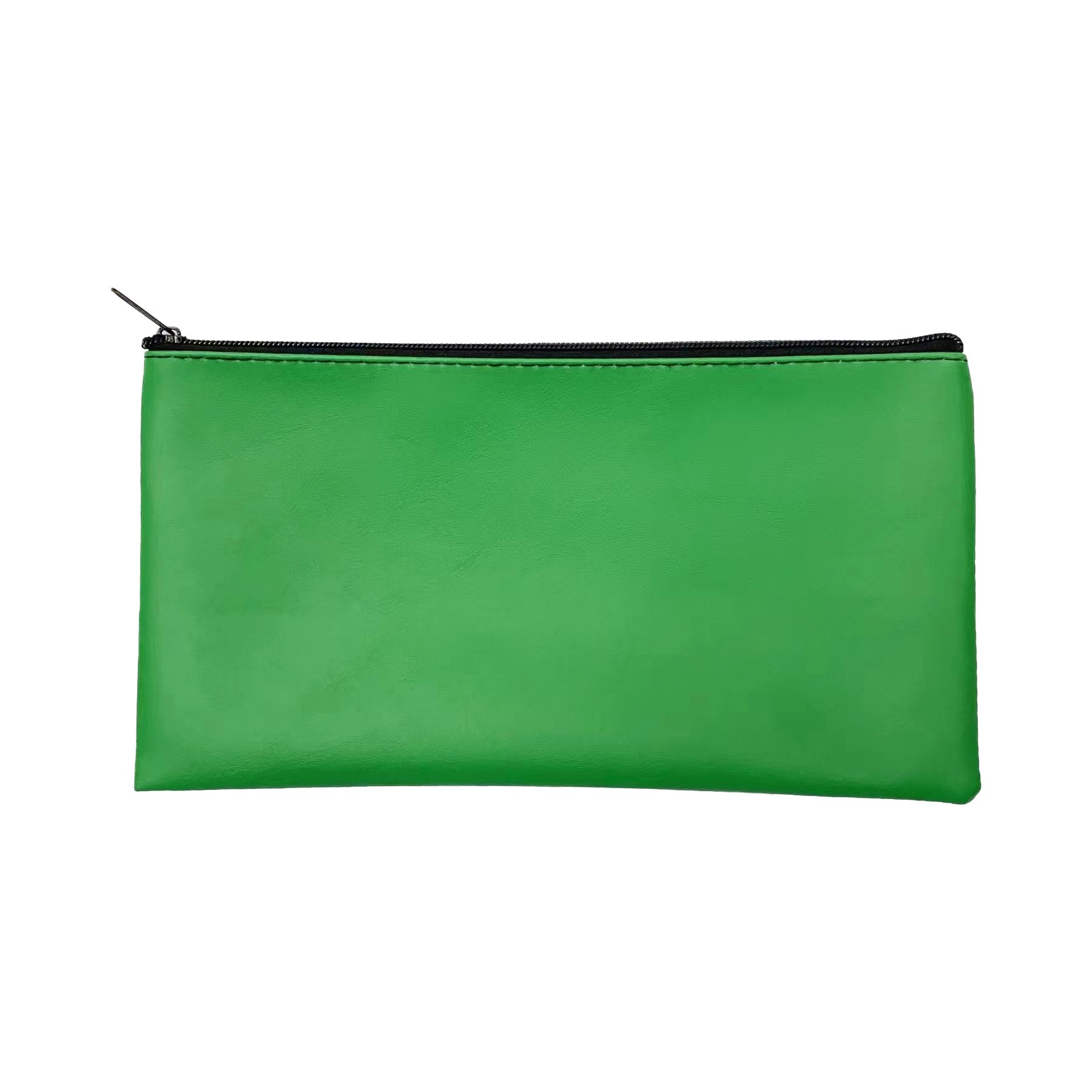 Zipper Pu Leather Bank Deposit Bag 2