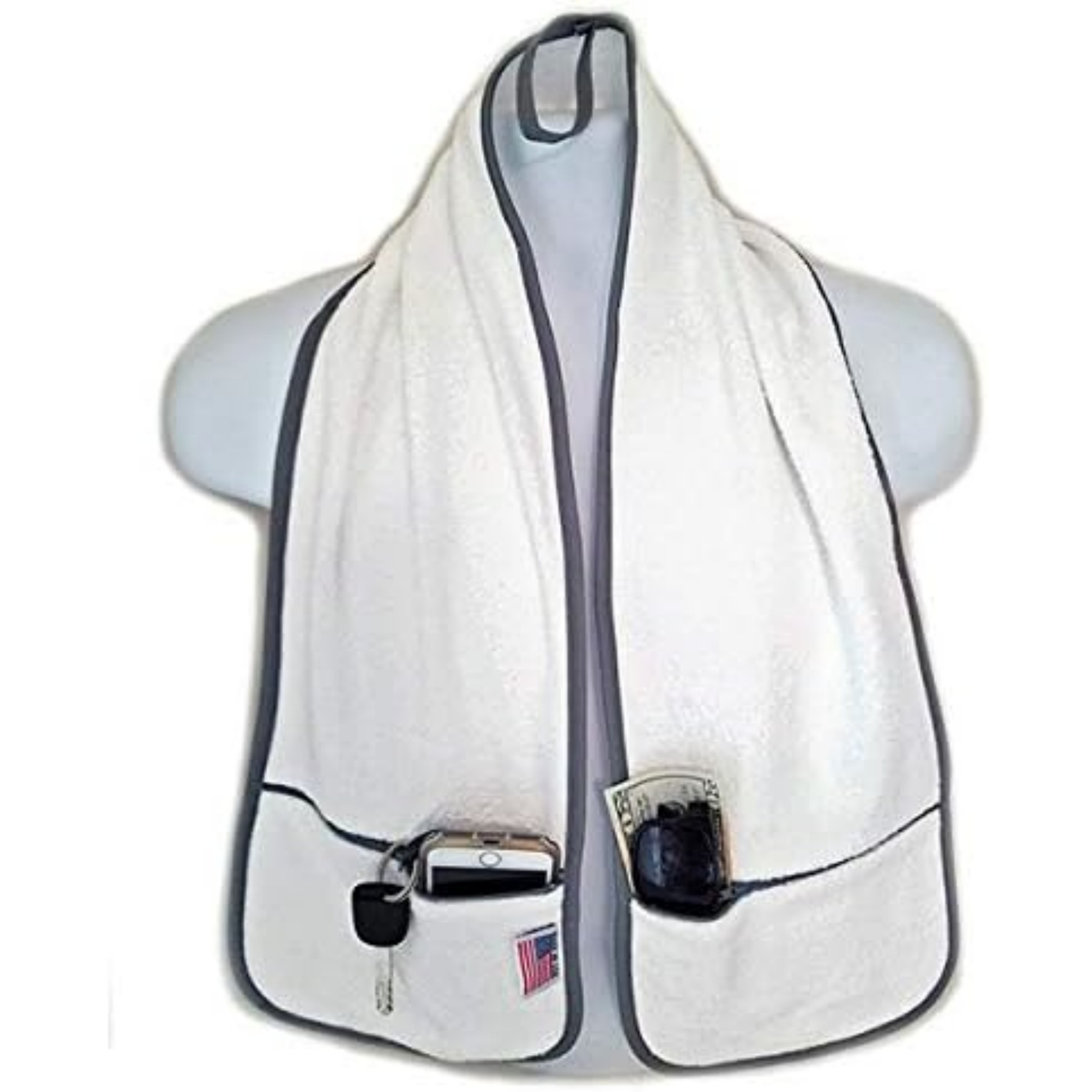 Zipper Pockets Hold Sports Towel 10