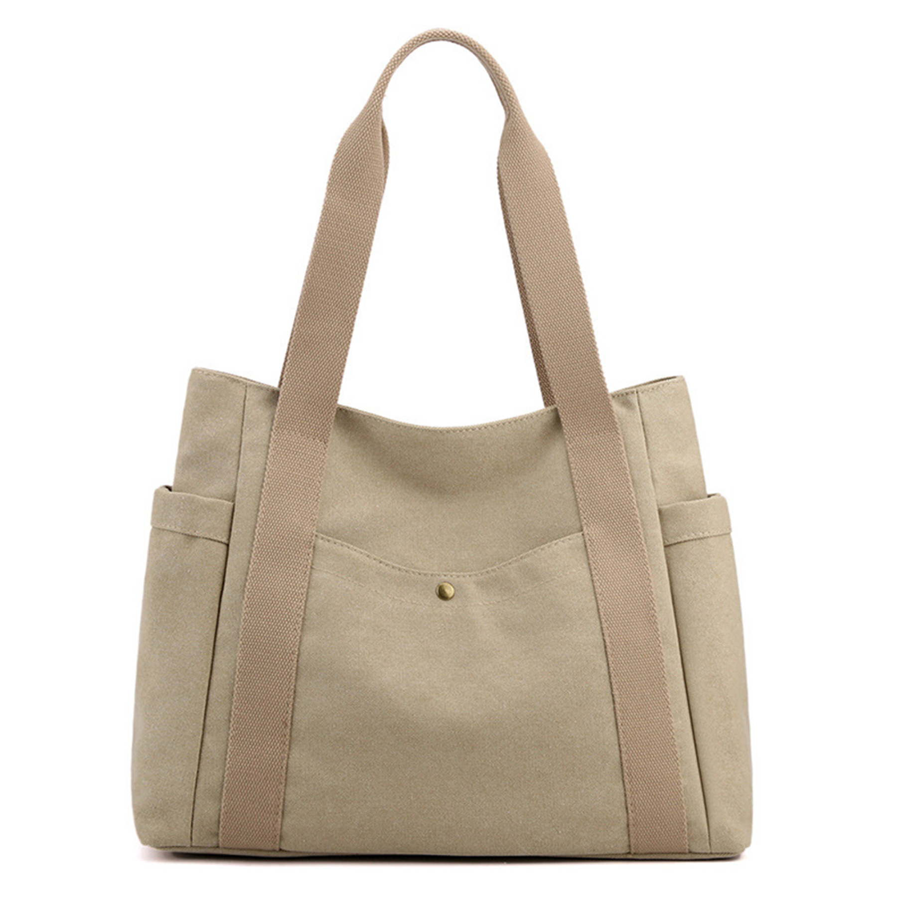 Canvas Multi-pocket Tote Bags, custom tote bag with logo imprint 9