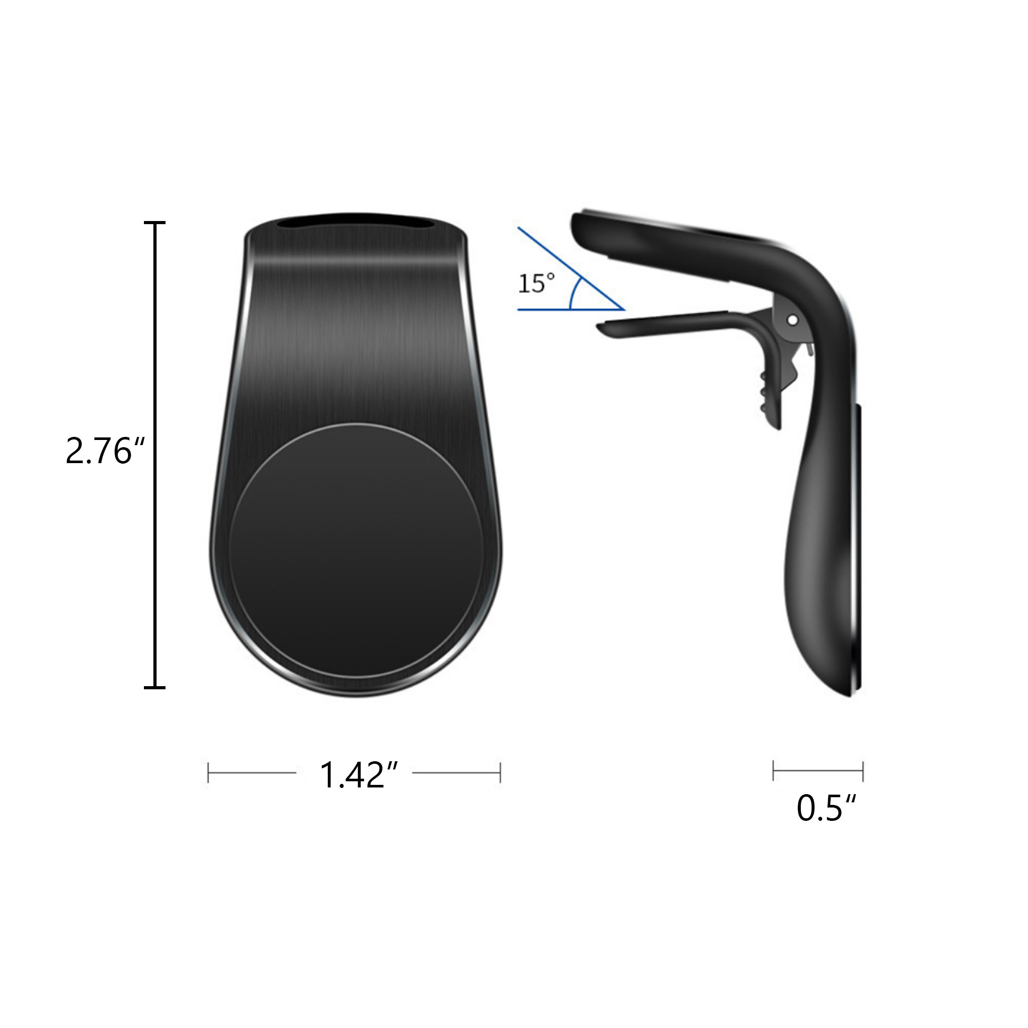 MOQ1000 Car-Mounted Outlet For Phone Holder 2