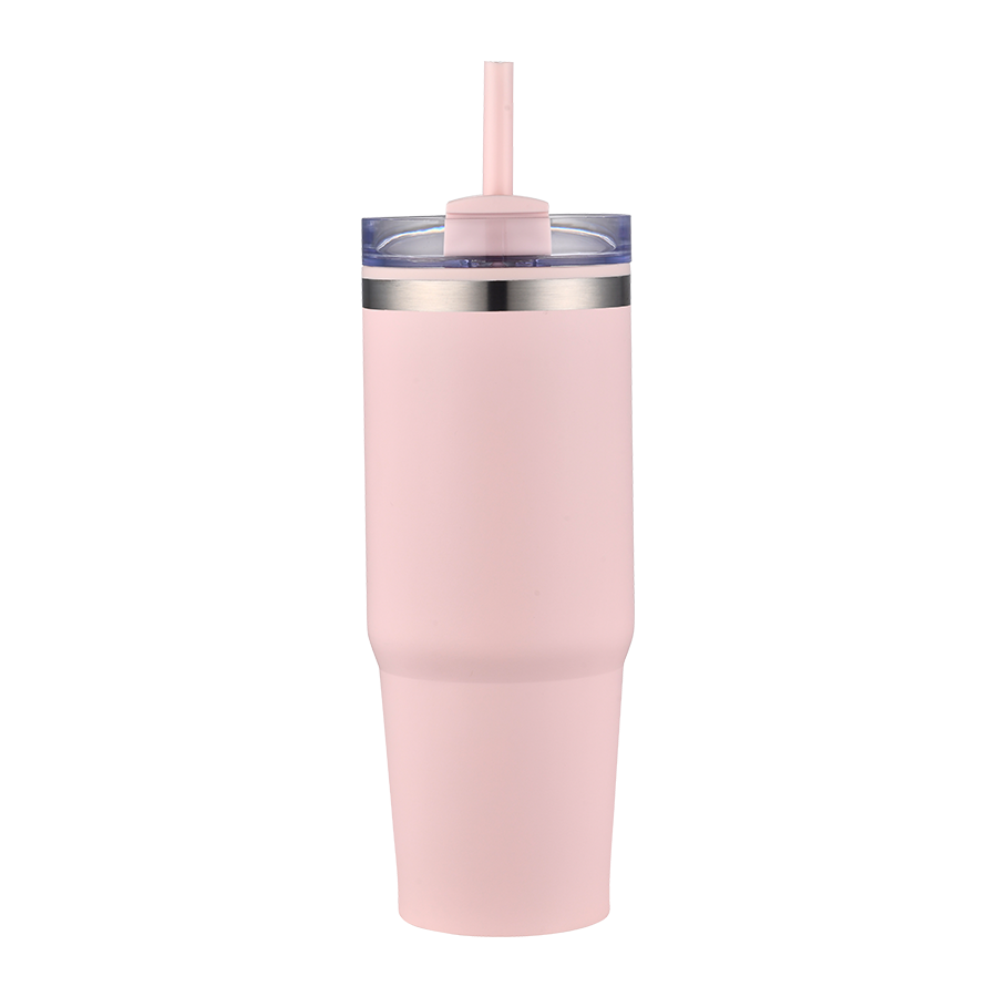EcoSip 30oz Stainless Steel Outer Tumbler with PP Inner & Straw 13