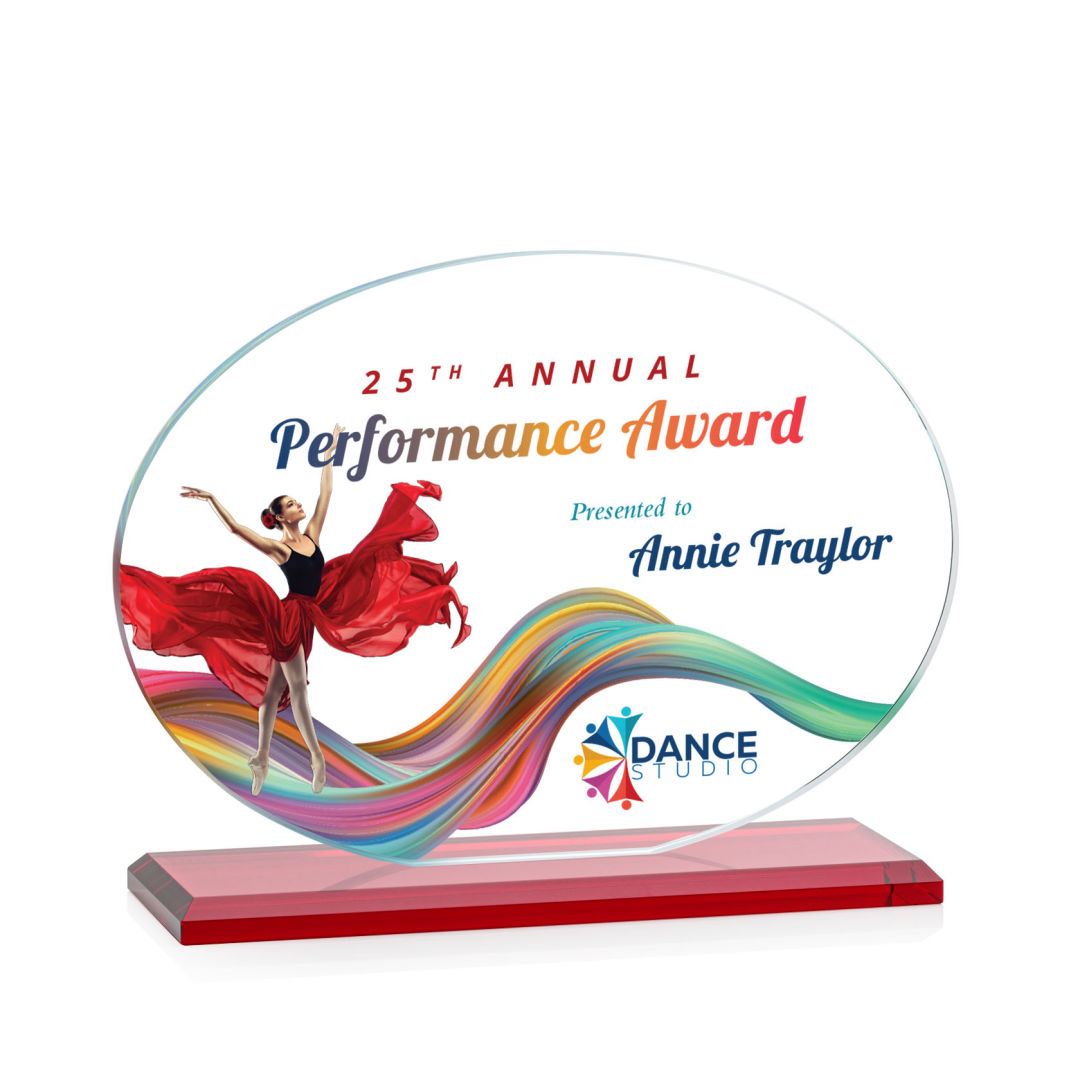 Austin (Horiz) VividPrint™ Award - Red 5