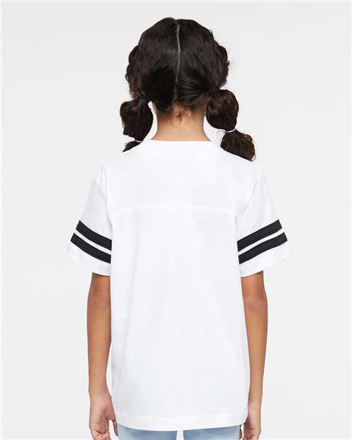 Youth Football Fine Jersey Tee - 6137 6