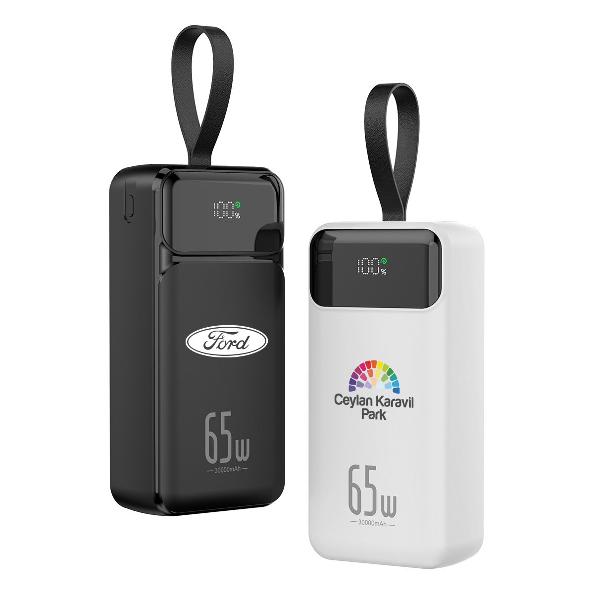 65W Laptop Power Bank - Portable 30000mAh Charger with USB-C PD Technology 6