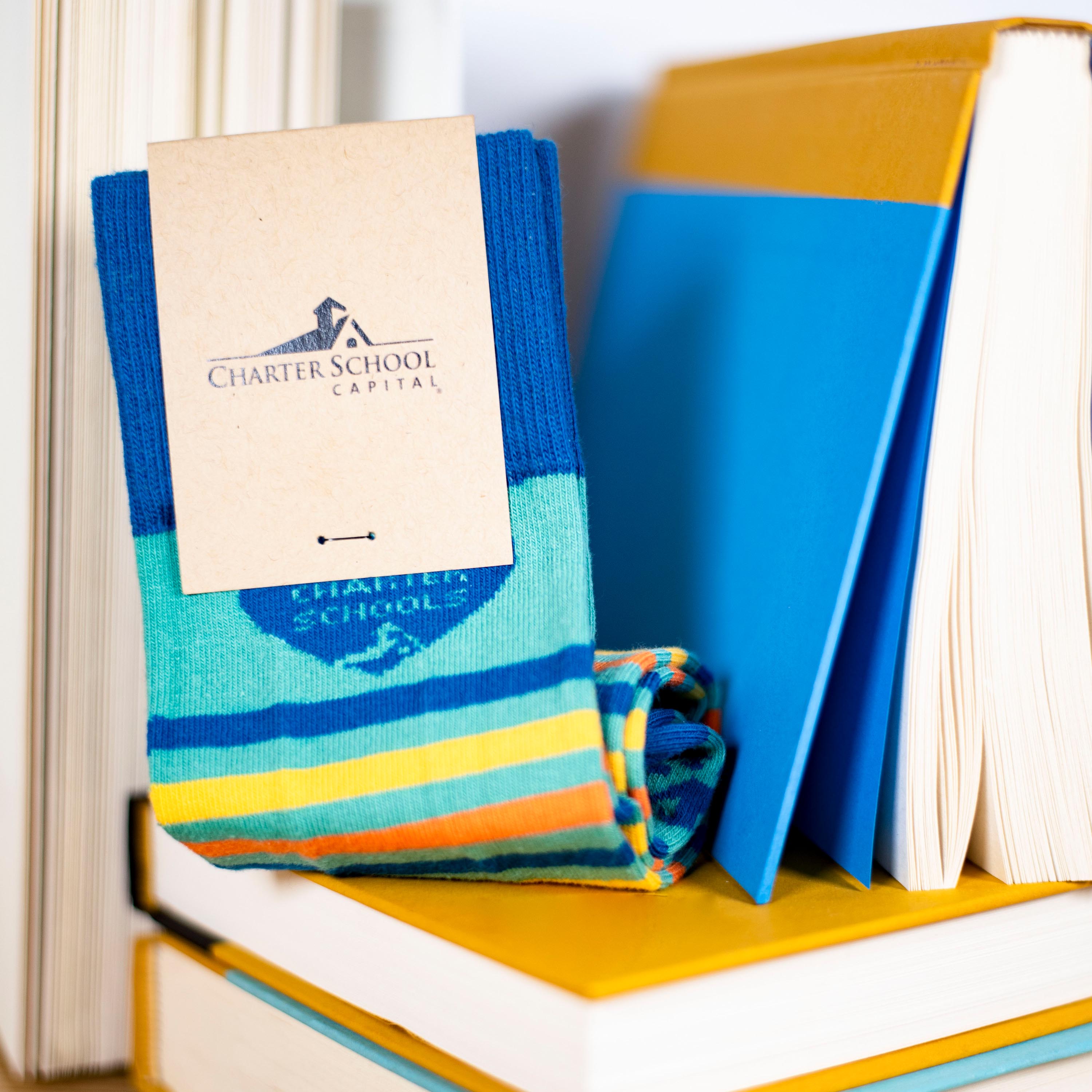 Casual Teacher Appreciation Socks - Thank Educators with Stylish Comfort - American Made 1
