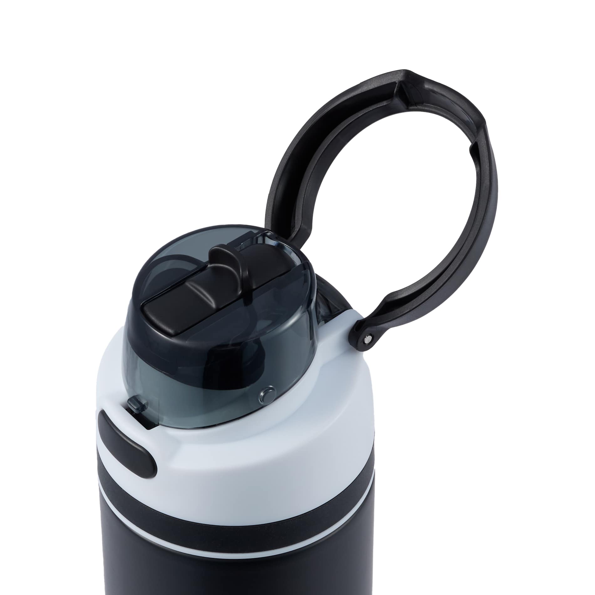 Elvin 28oz Recycled Stainless Flip Straw Bottle, custom water bottle with logo imprint 203