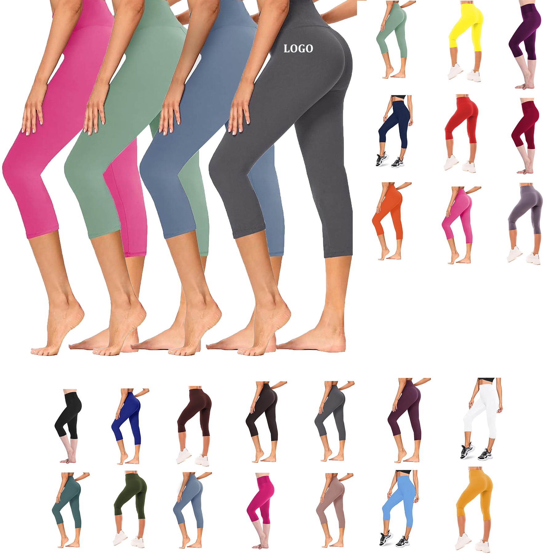 Women Yoga Capri Leggings 3