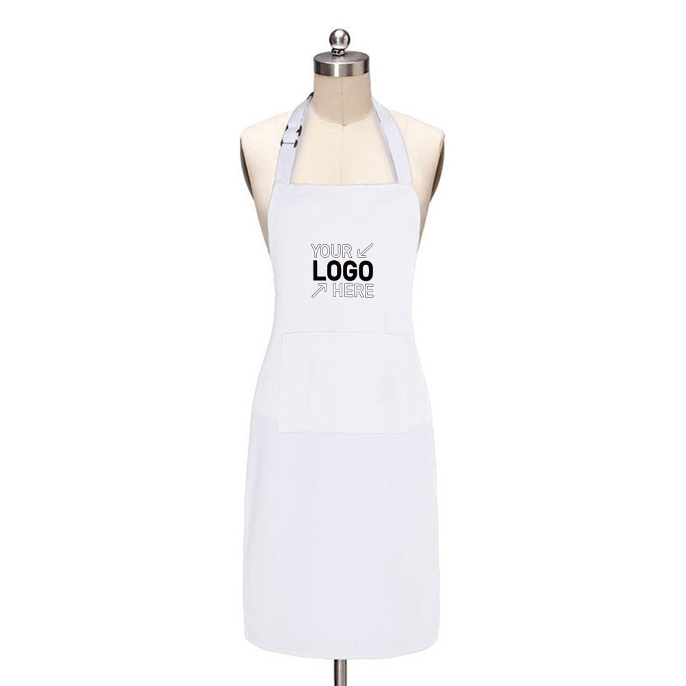  Simple Solid Color Apron