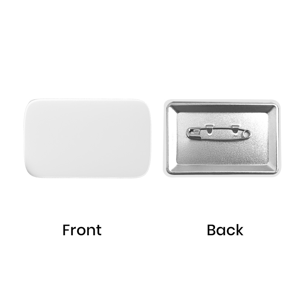 2.4" x 1.6" Rectangular Custom Button 1