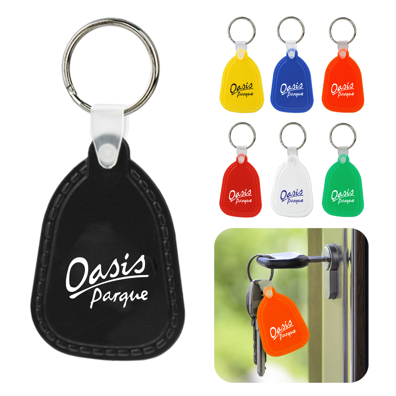 Teardrop Key Tag 19