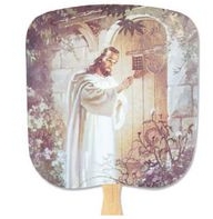 Christ Knocking at Door Stock Religious & Inspirational Fan