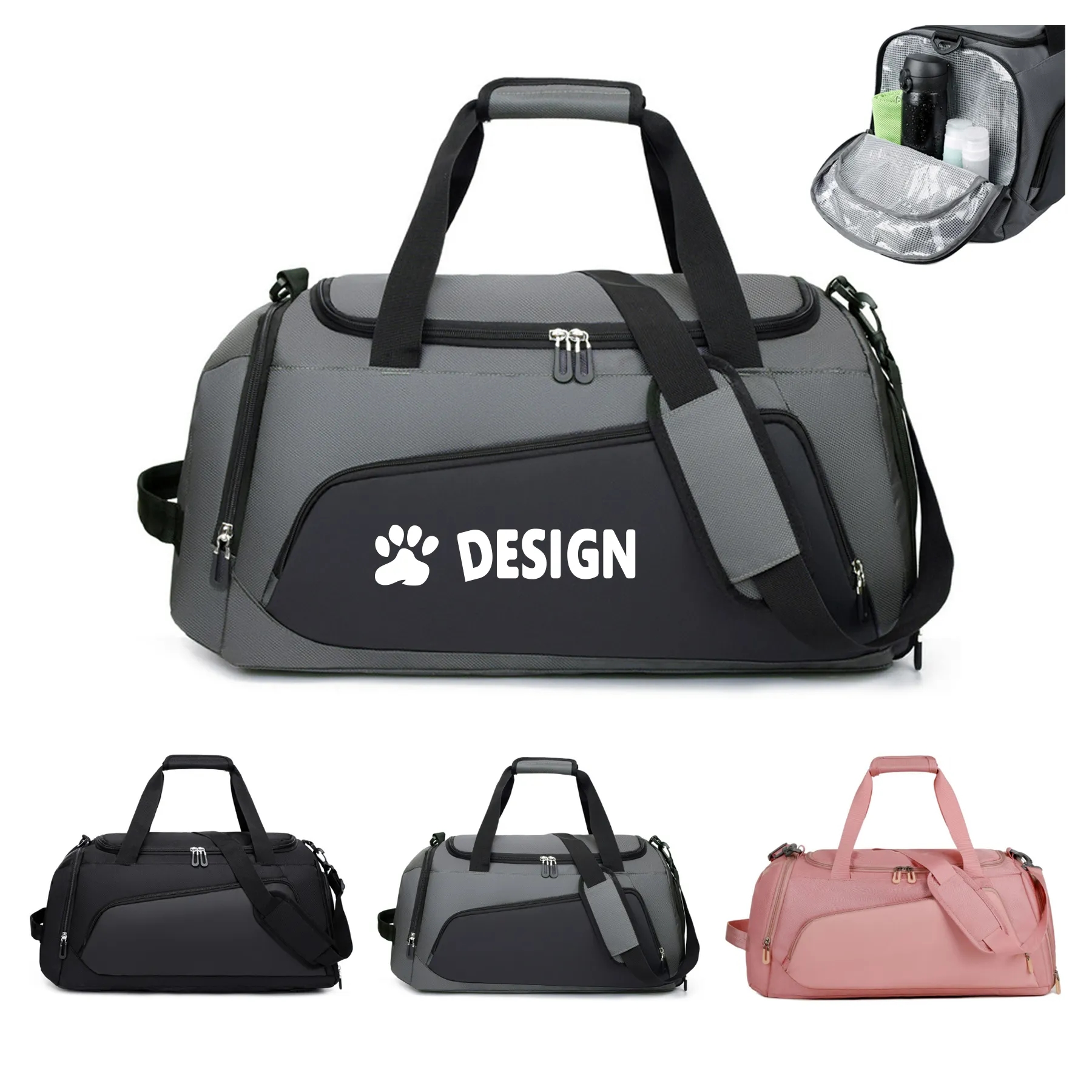 Yoga Sports Travel Duffel Shoulder Bag MOQ 5PCS 11