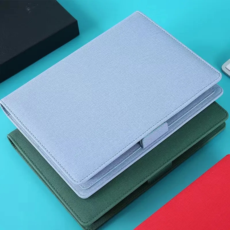 Custom Multi-card Slot A5 Inner Pen Soft Leather Notebook 2