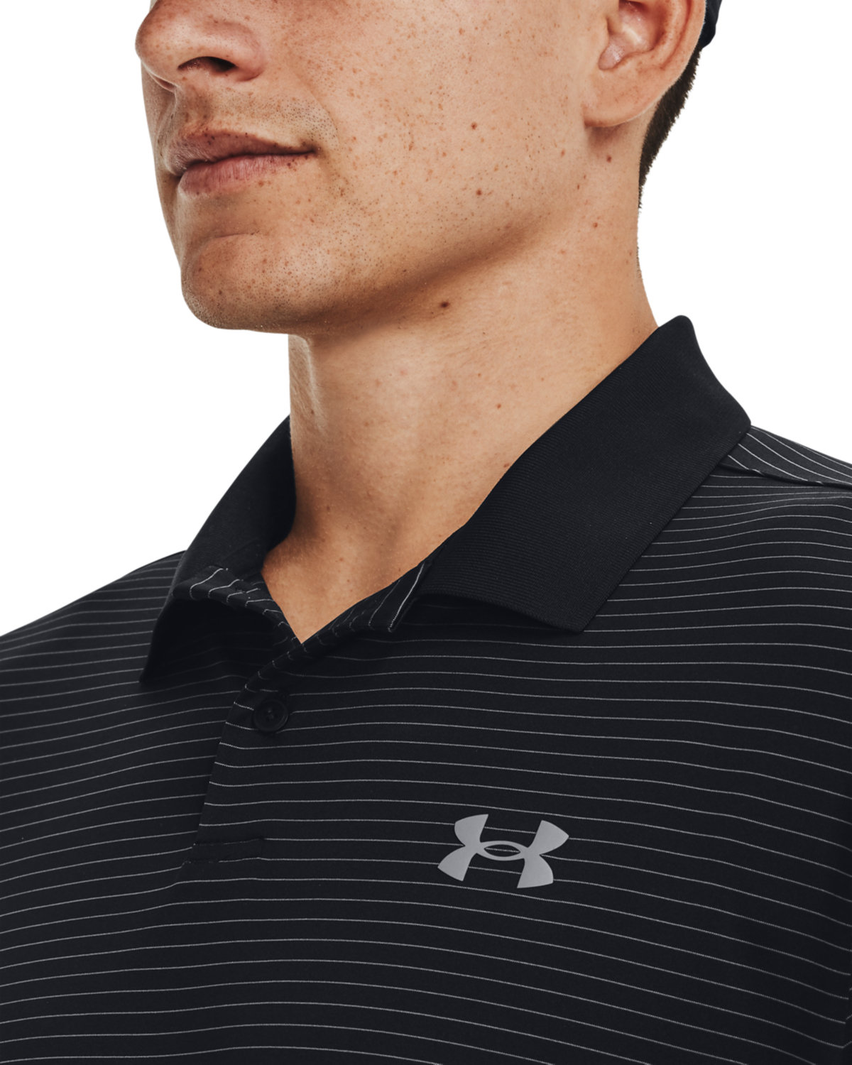 Men's 3 0 Striped Perf Polo