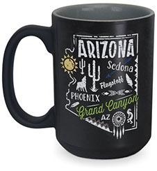 15 Oz. Mighty Matte Black Mug 3
