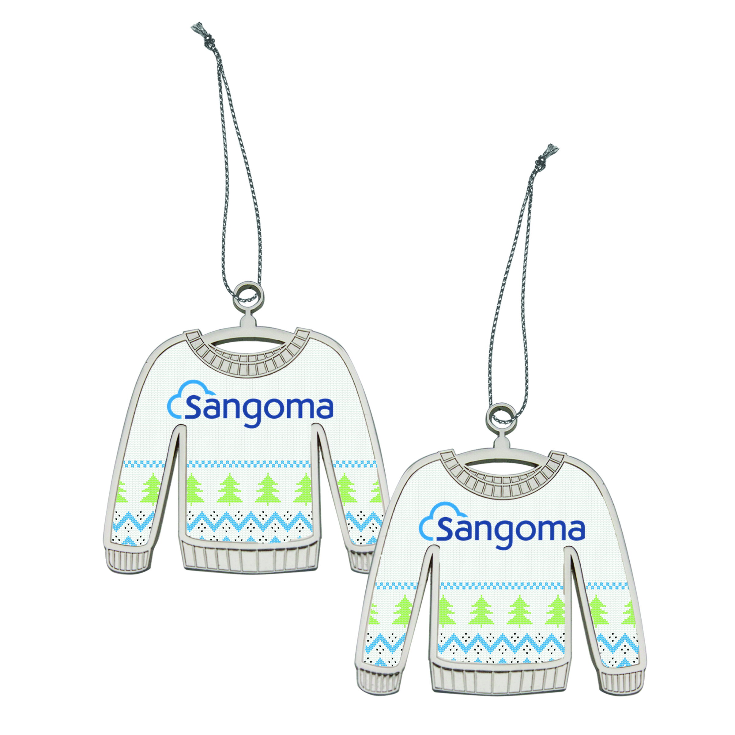 Ugly Sweater Holiday Ornament (2-Sided) 4