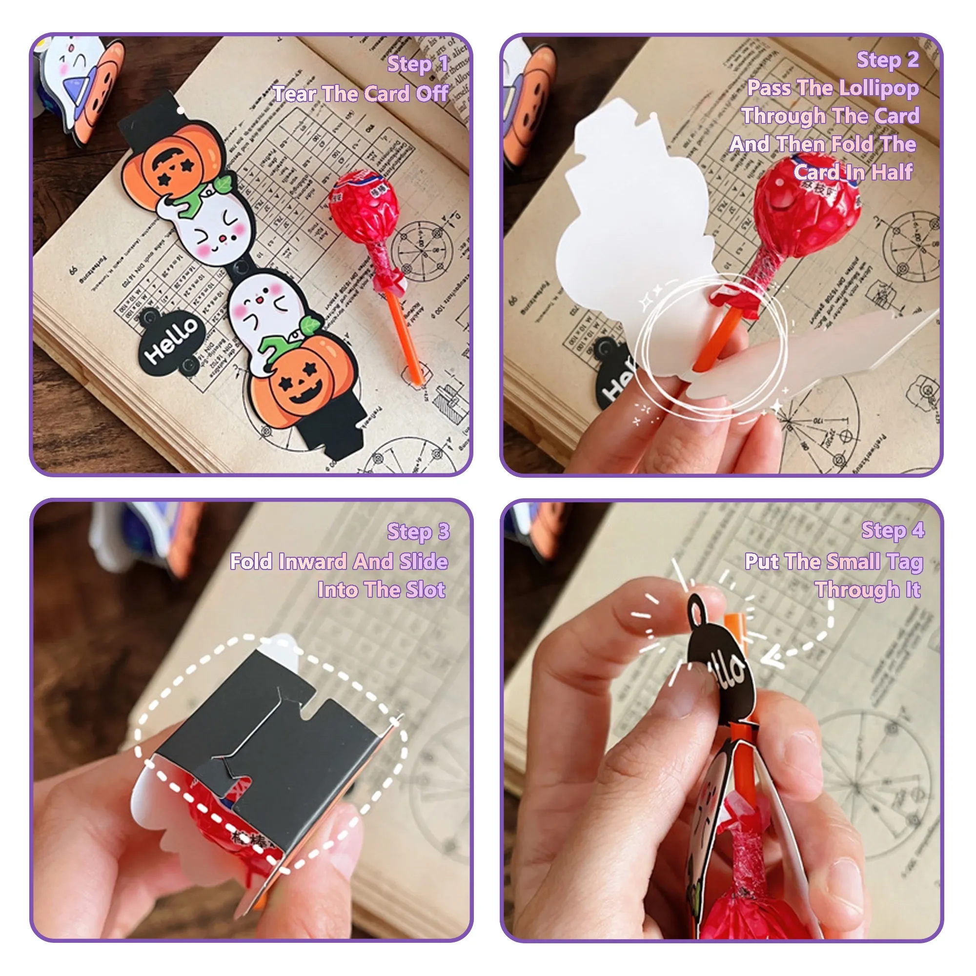 Halloween Lollipop Card Holder 2