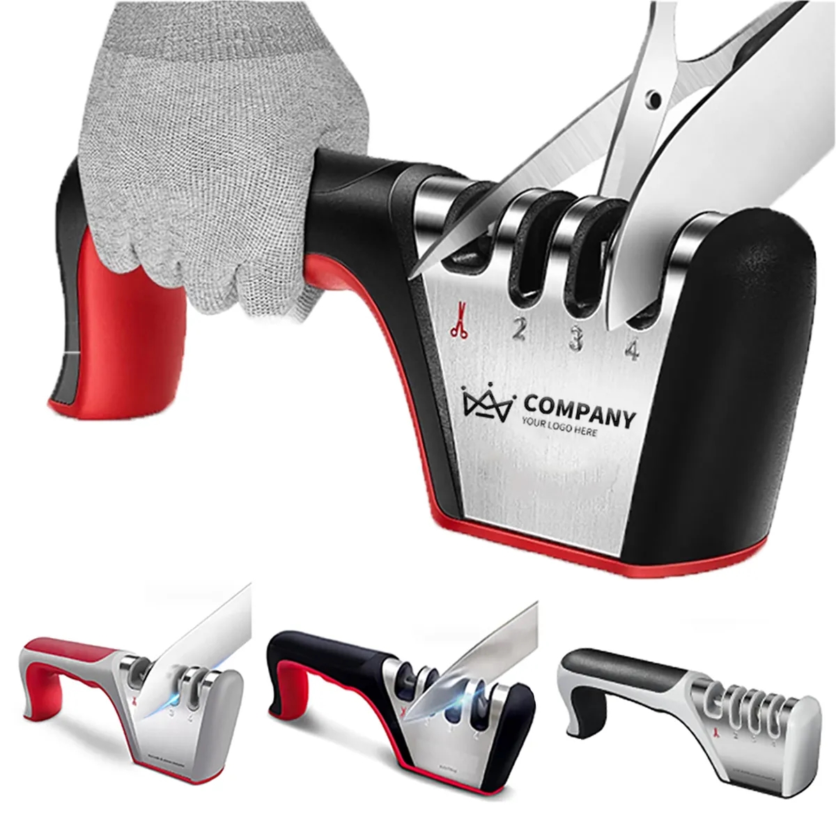 4-in-1 Kitchen Knife Sharpener Accessories for Hunting 1