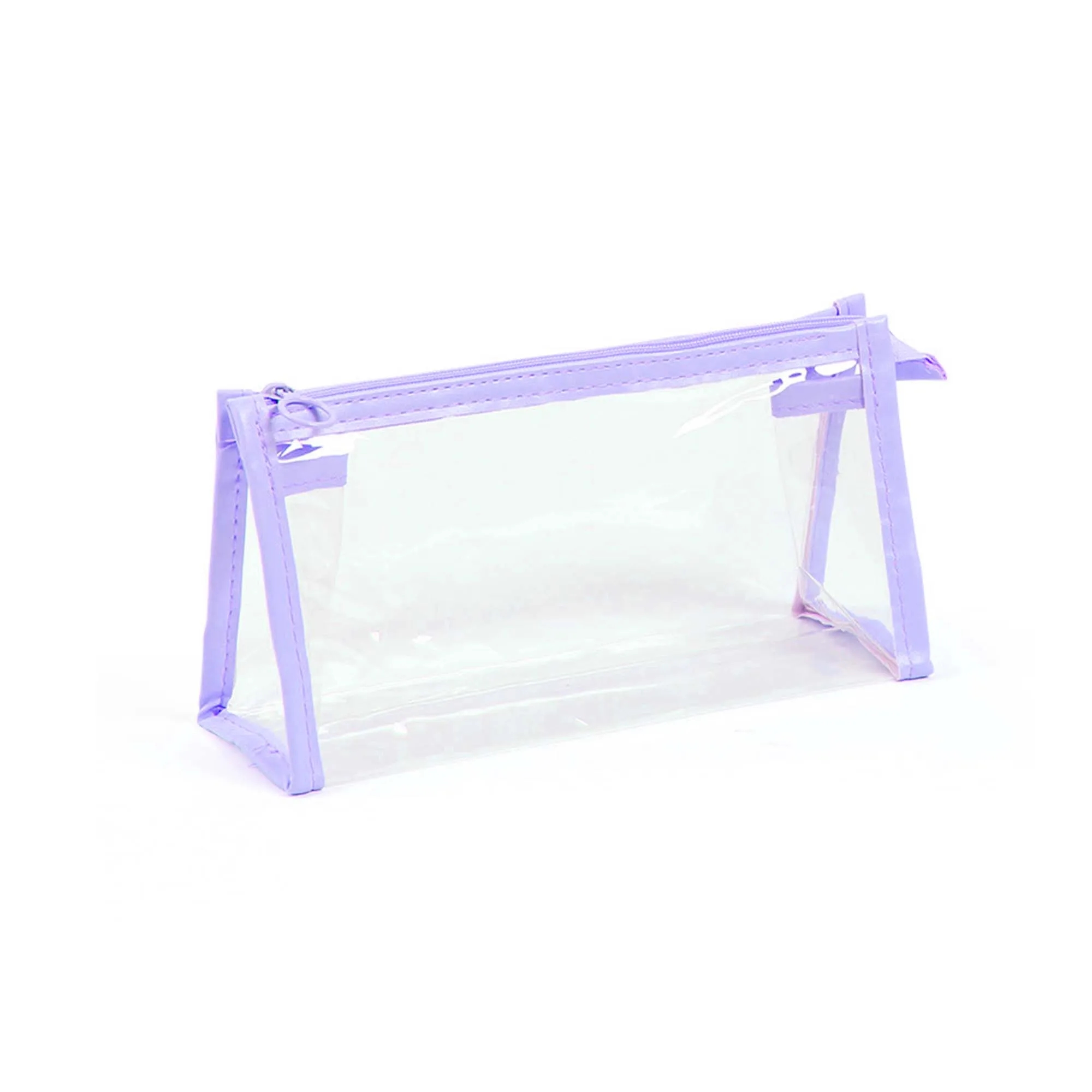 Transparent PVC Triangle Pencil Case 1