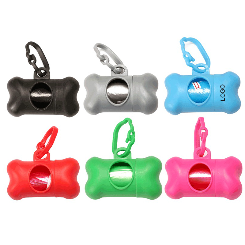 Bone Shaped Dog Poop Bag Holder With Dispenser 2