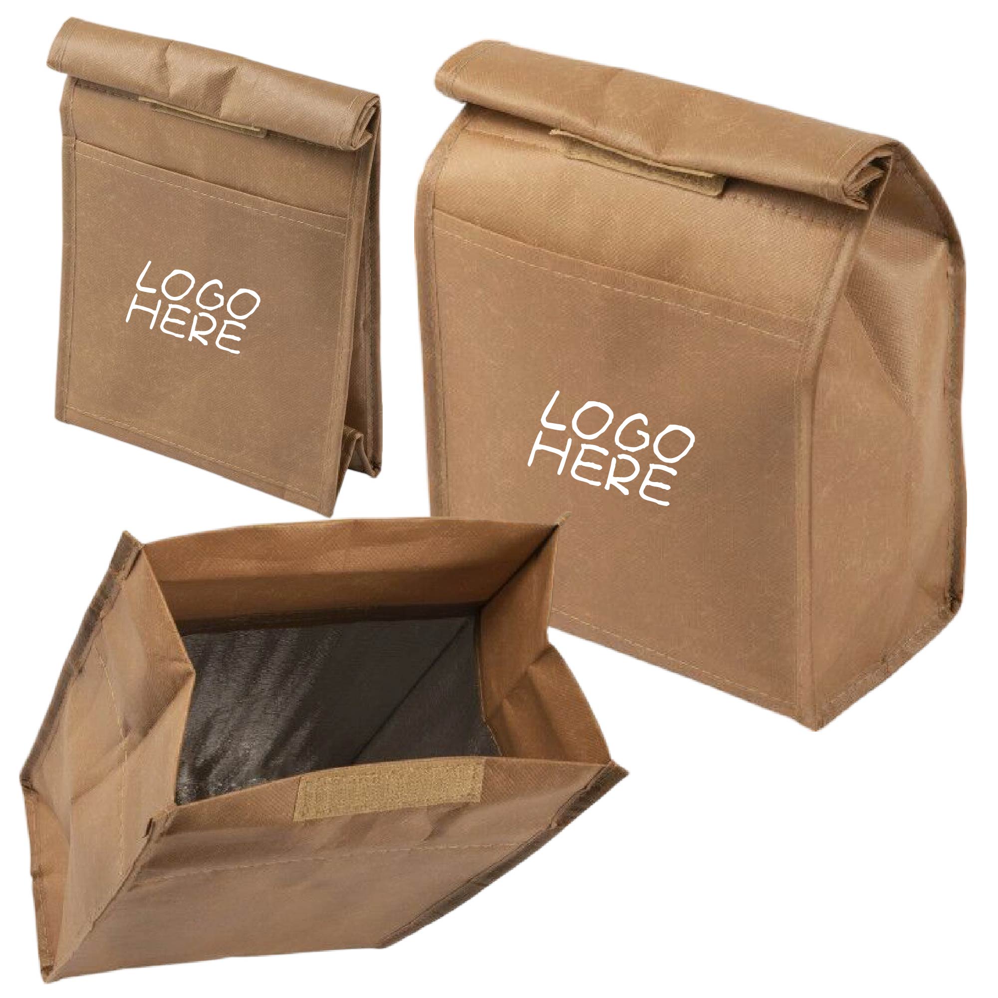 Brown Paper Bag 6-Can Lunch Cooler 2