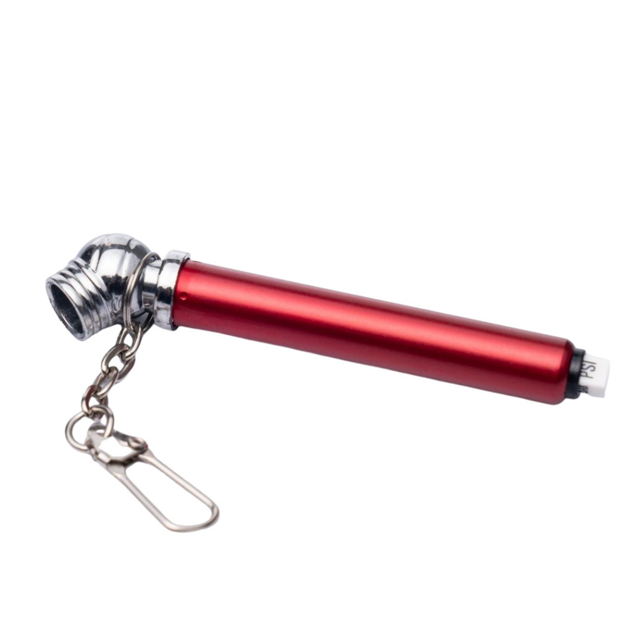 Aluminum Tube Tire Gauge Keychain With Chrome Plated Head 5