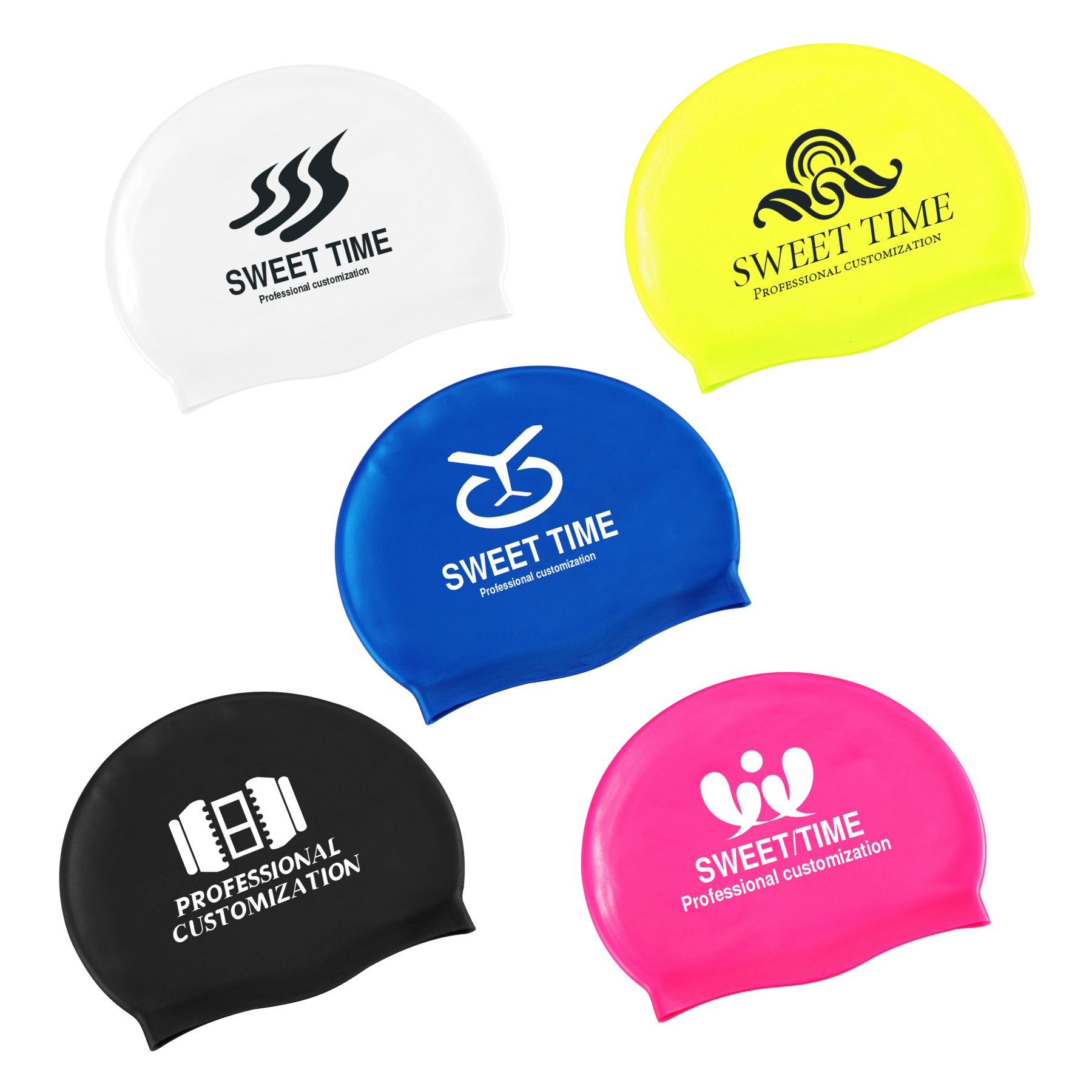 Latex Silicone Swim Cap 1
