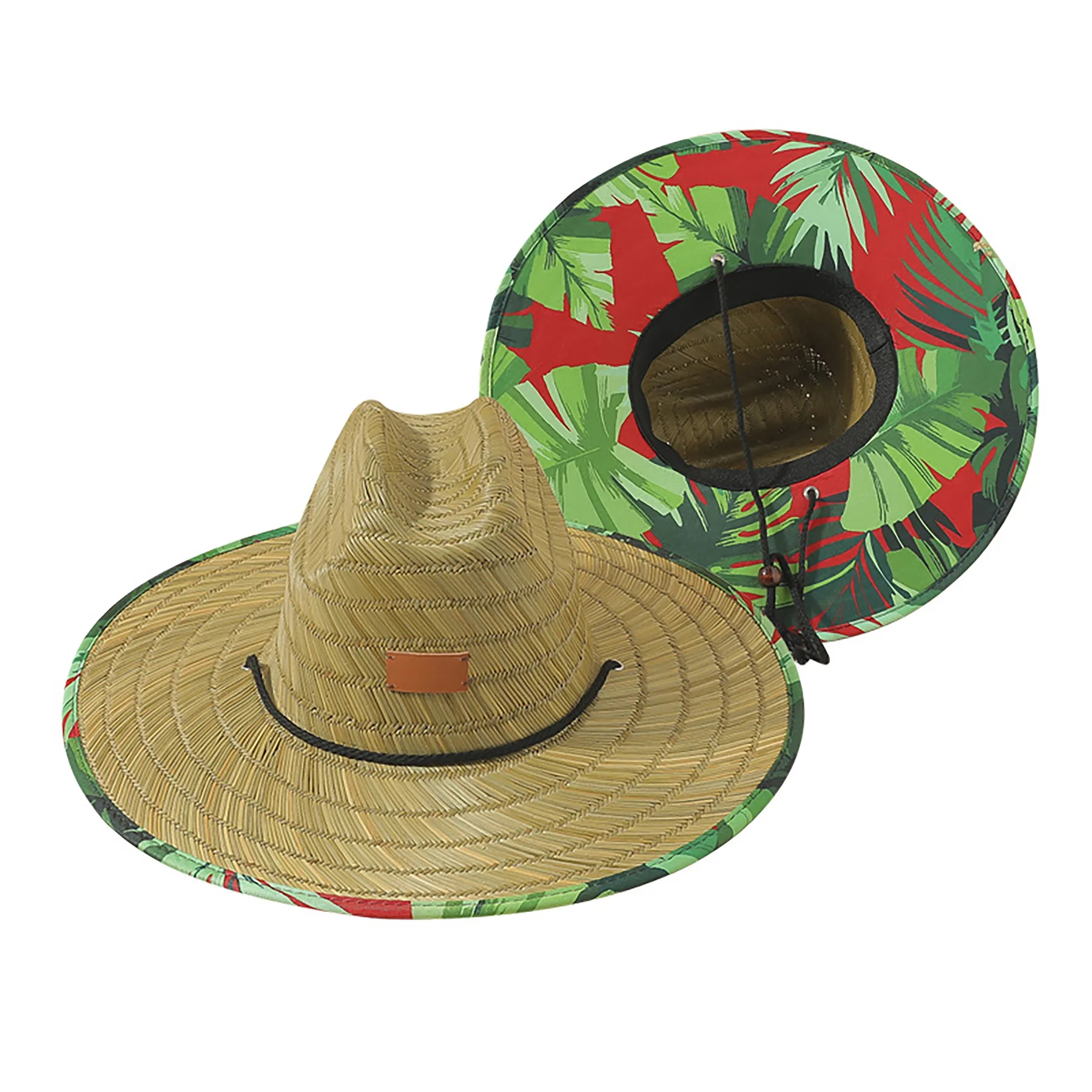 Straw Outdoor Sunshade Big Eaves Hat 5