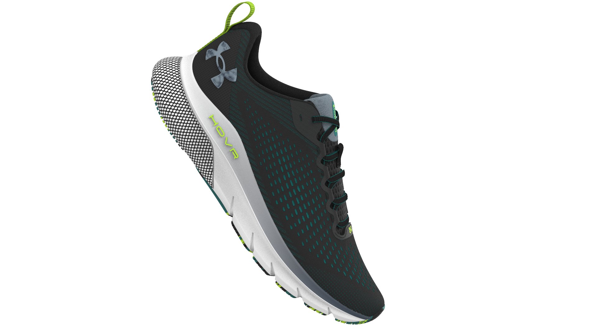 Women's UA HOVR Turbulence Marble Running Shoes 2