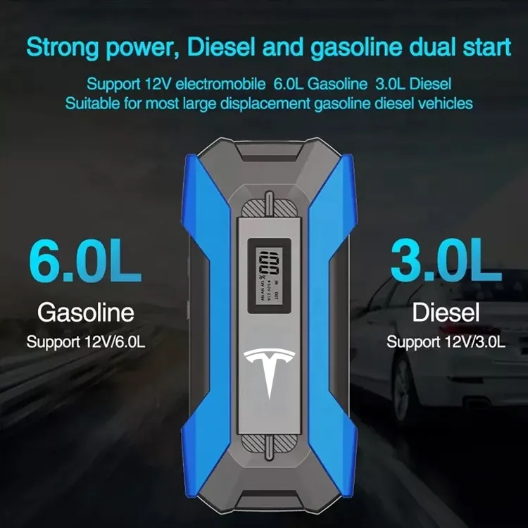 Emergency Car  Jump Starter with Smart Jumper Cable 2