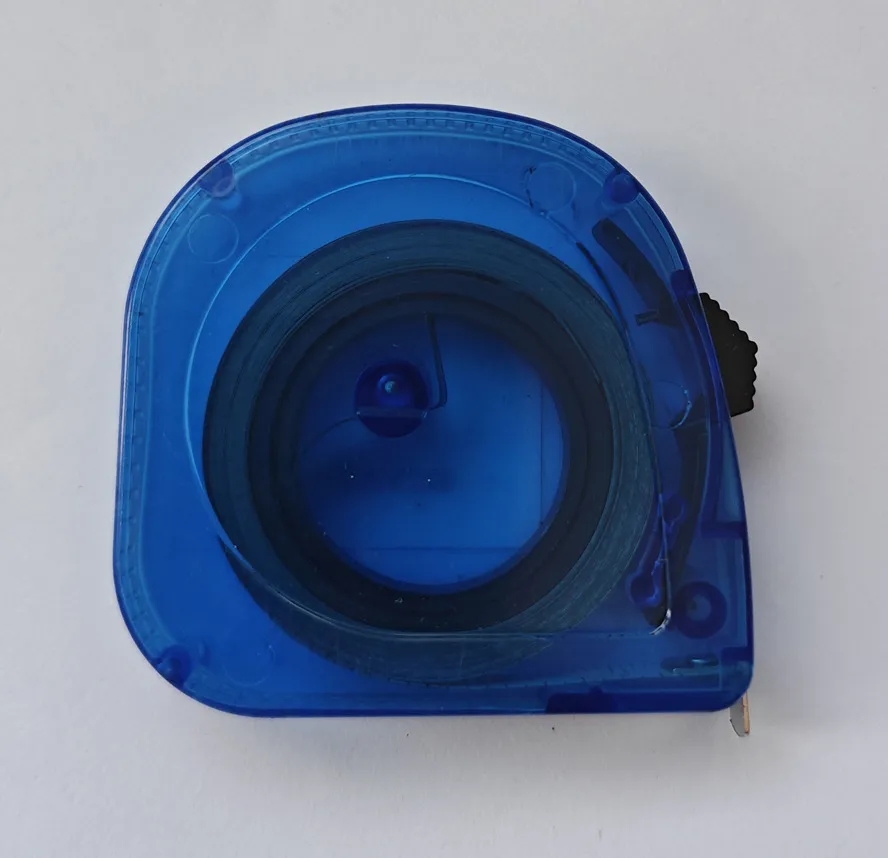 Mini Steel Tape Measure with Transparent Plastic Shell 5