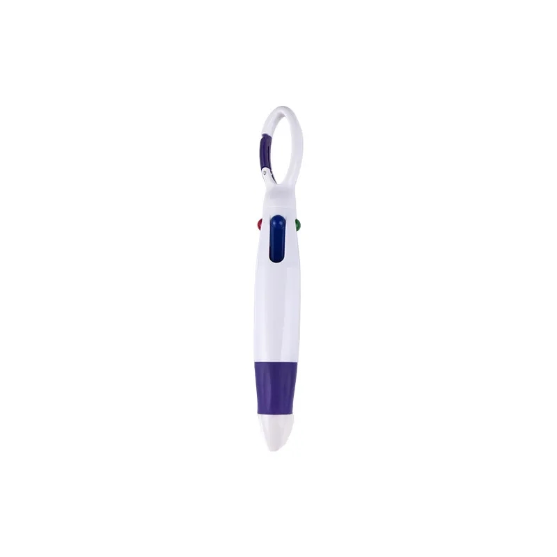 Four Color Retractable Button Pen Plastic 5