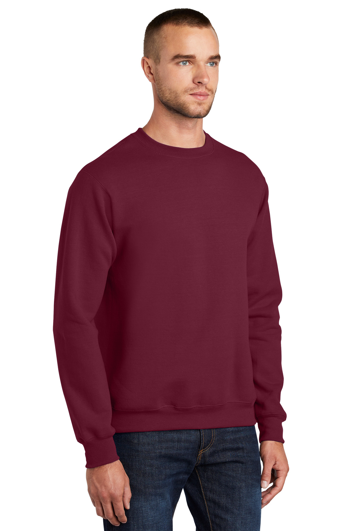 Port & Company® Essential Fleece Crewneck Sweatshirt, custom hoodie or sweatshirt with logo imprint 45