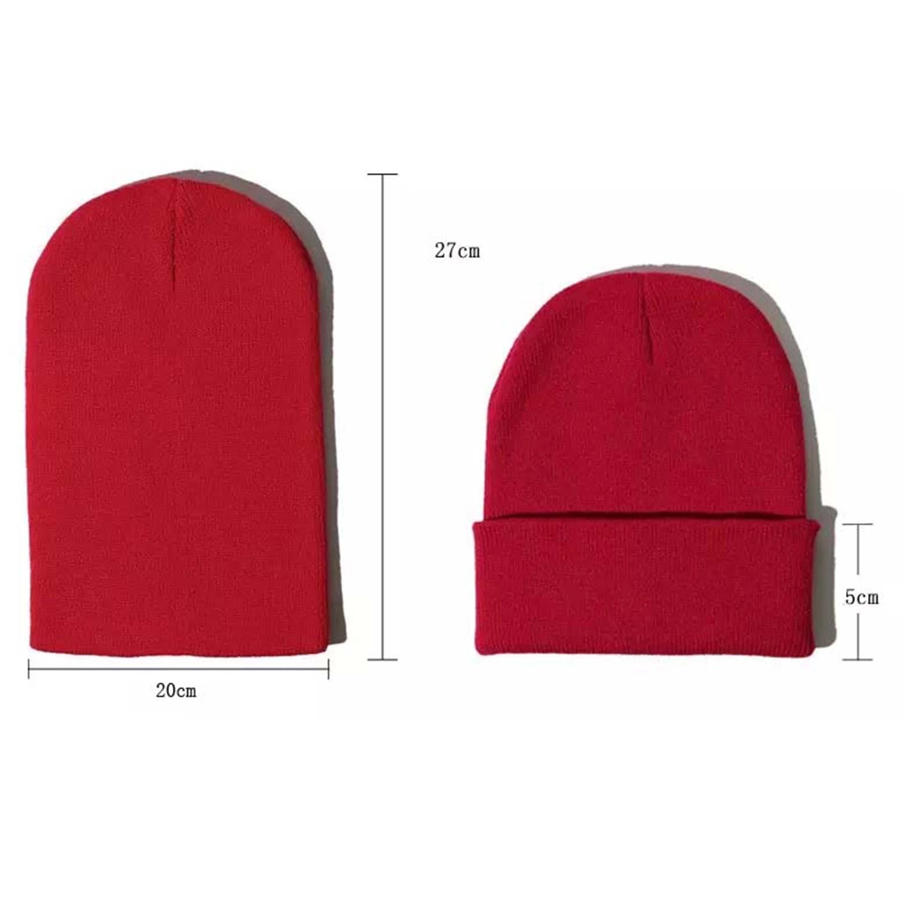 Custom Embroidered Knit Cuffed Beanie 3